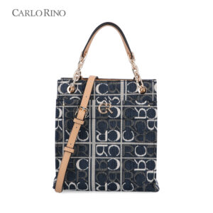 Carlo GEO Jacquard Small Shop Tote