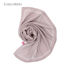 Interlace-Patterned Chiffon Scarf