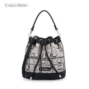 Carlo GEO Jacquard Bucket Bag