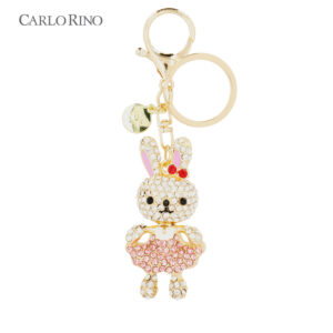 Ballet Bunny Key Charm