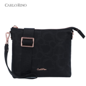 Carlo GEO Nylon Crossbody Wallet