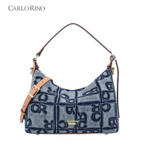 Carlo GEO Denim 2 Way Shoulder Bag II Carlo GEO Denim 2 Way Shoulder Bag II