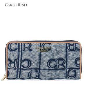 Carlo GEO Denim Zip Around Wallet Carlo GEO Denim Zip Around Wallet
