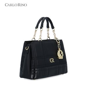 Miss Carlo Quilted Top Handle