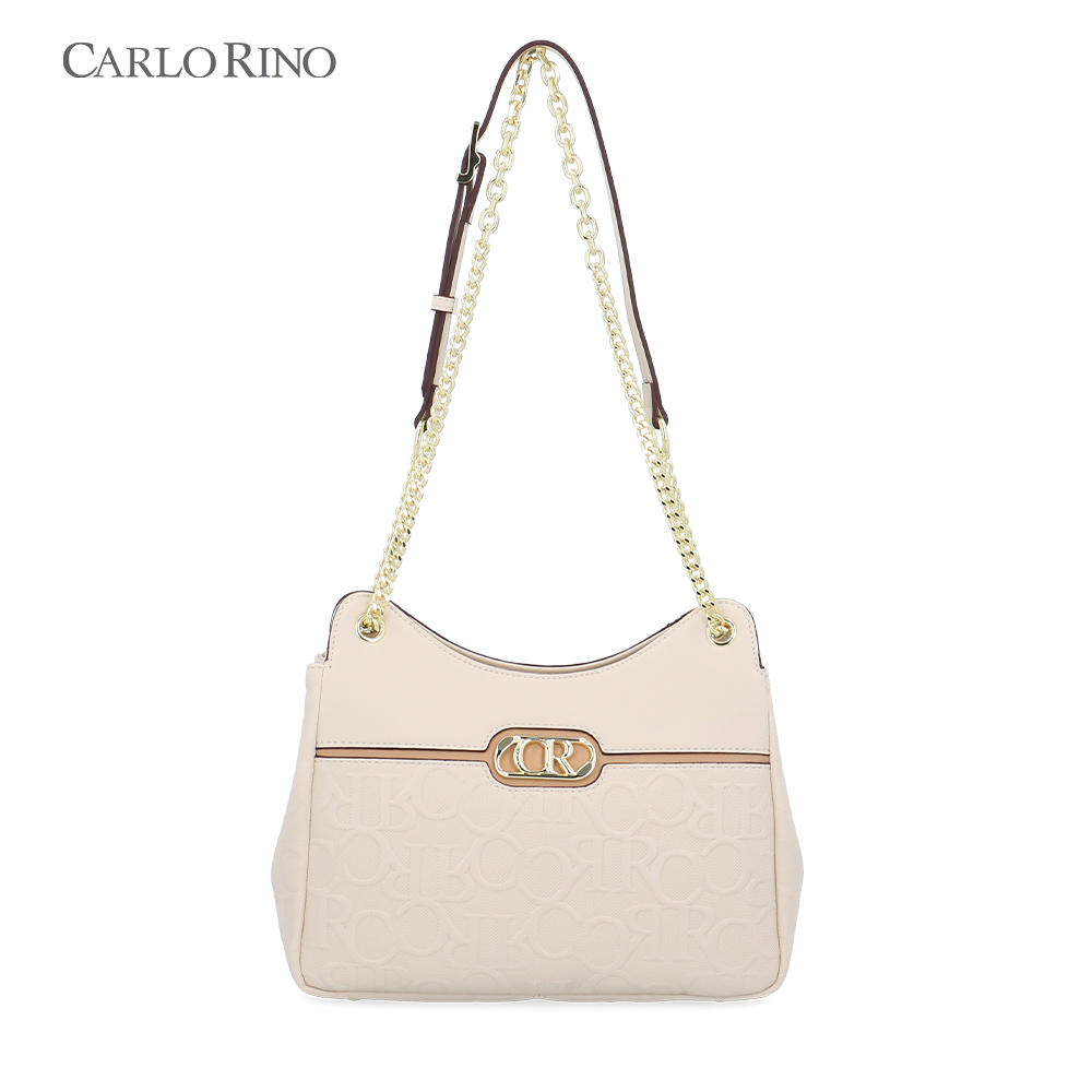 CR Delia Monogram 2-Way Shoulder Bag