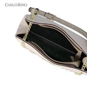 CR Delia Monogram 2-Way Shoulder Bag