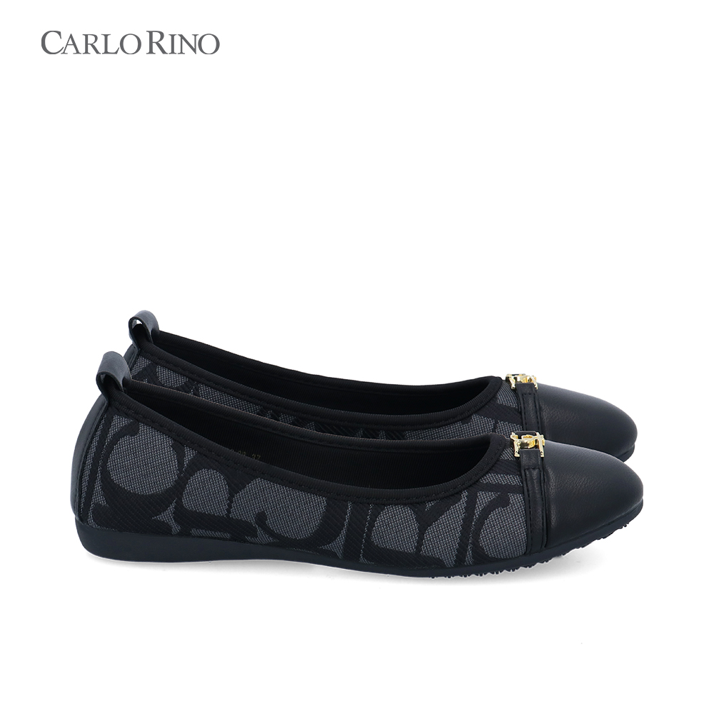 CR Brushed Monogram Ballerinas