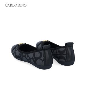 CR Brushed Monogram Ballerinas