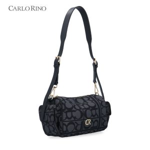 Carlo GEO Jacquard Ellie Pocketed Bag