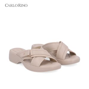 CR Cross Buckle Wedge Sandals