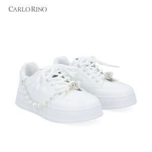 CR Pearl-Embellished Sneakers