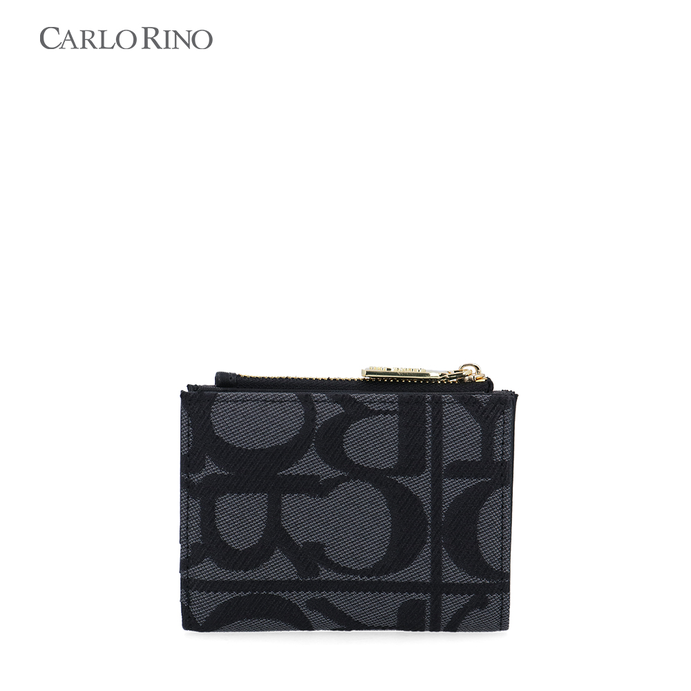 Carlo GEO Jacquard Folded Short Wallet