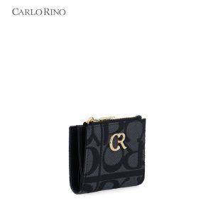 Carlo GEO Jacquard Folded Short Wallet