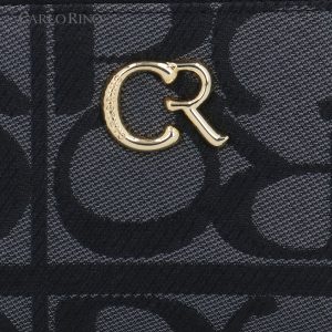 Carlo GEO Jacquard Folded Short Wallet