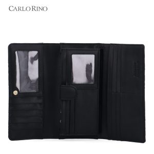 Carlo GEO Jacquard Tri-Fold Wallet