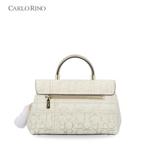 Carlo GEO Fluffe Top Handle Bag