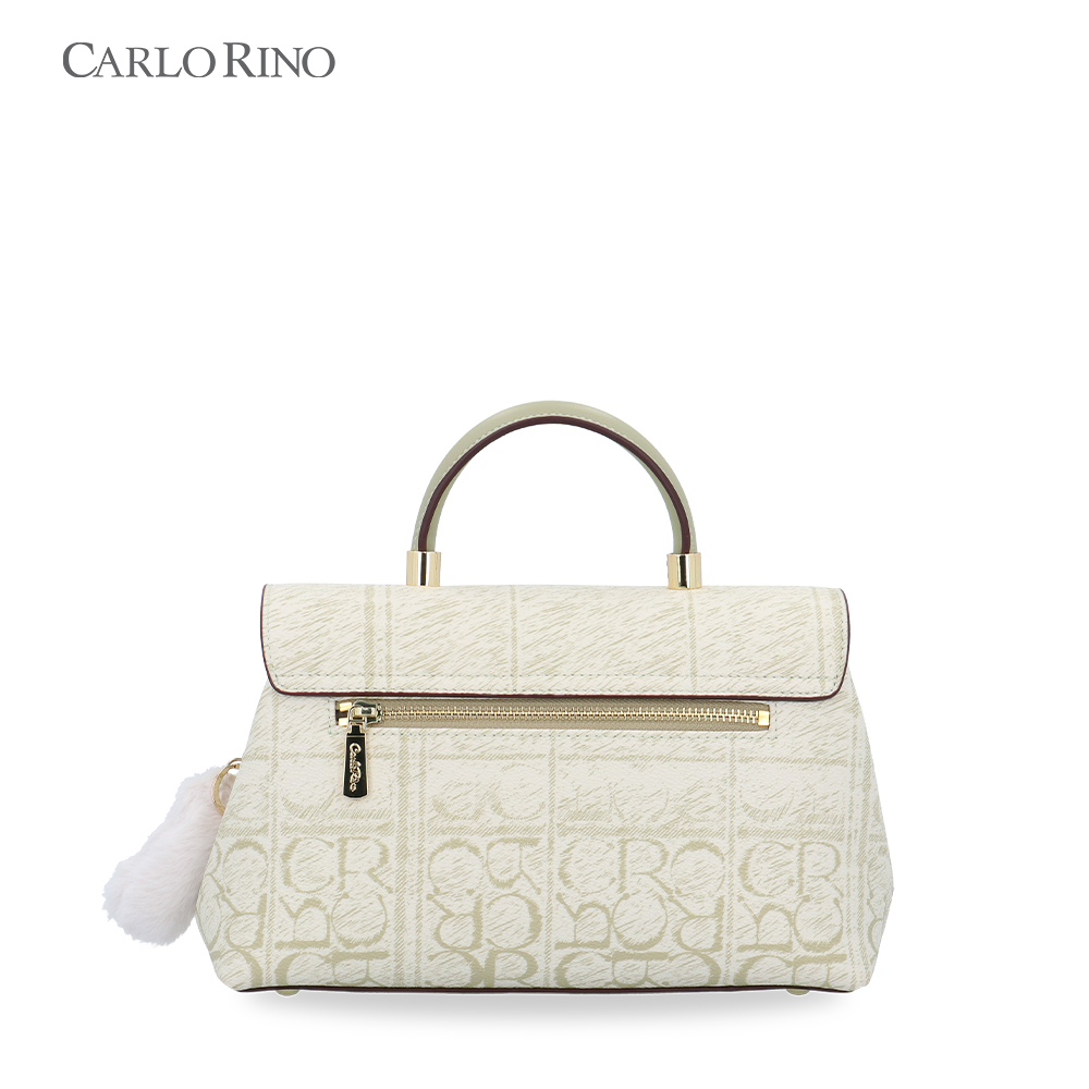 Carlo GEO Fluffe Top Handle Bag