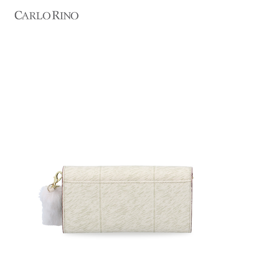 Carlo GEO Fluffe Crossbody Wallet