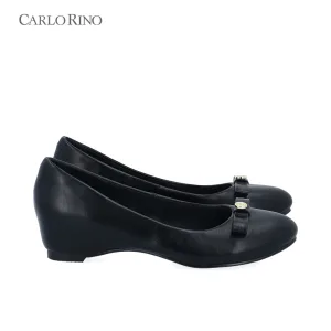 CR Petal Bow Wedge Flats