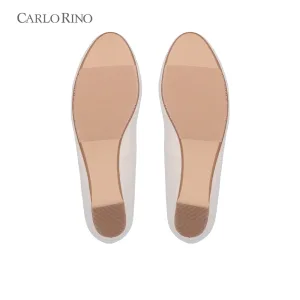CR Petal Bow Wedge Flats