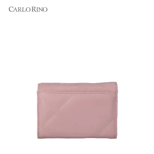 Glen Quilted Bi-Fold Short Wallet
