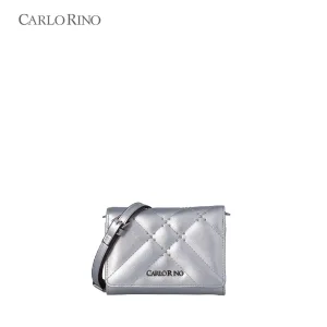 Glen Quilted Crossbody Short Wallet