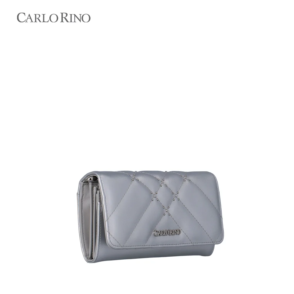 Glen Quilted Bi-Fold Wallet