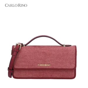 Maison Tweed Crossbody Wallet