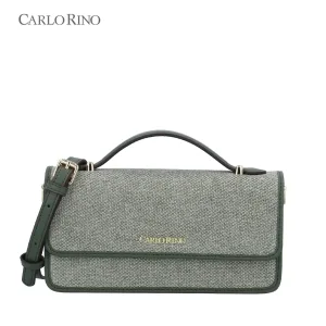 Maison Tweed Crossbody Wallet