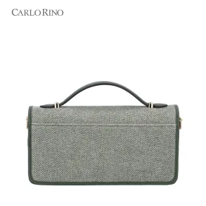 Maison Tweed Crossbody Wallet