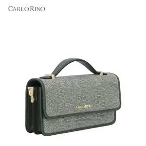 Maison Tweed Crossbody Wallet
