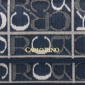 Carlo GEO Jacquard Crossbody Wallet