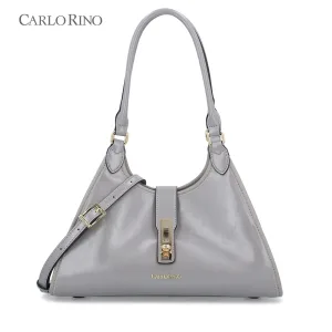 Glossy Hobo 2-Way Shoulder Bag
