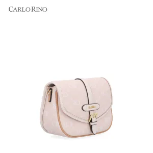 CR Monogram In Cream Buckled Crossbody