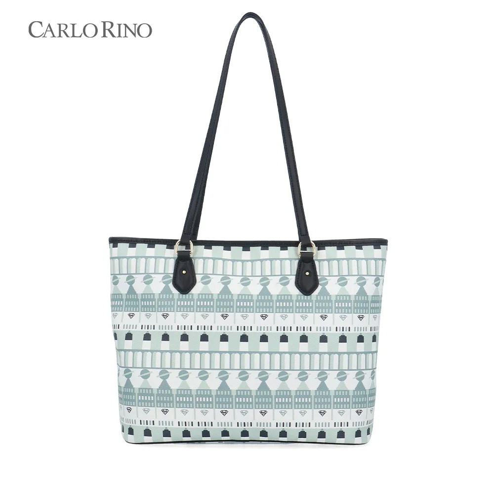 DC Superheroes Batik Tote Shopper Bag DC Superheroes Batik Tote Shopper Bag