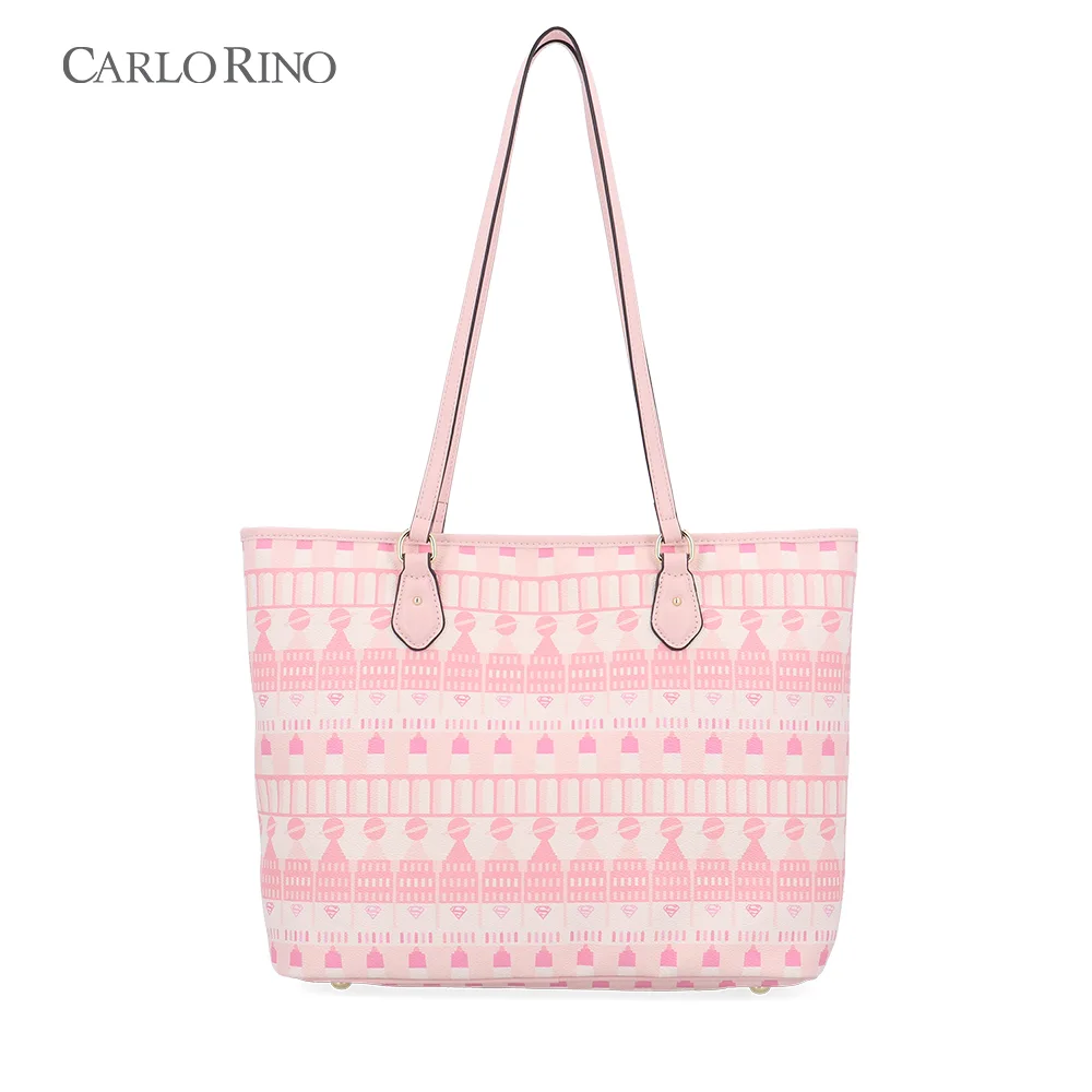 DC Superheroes Batik Tote Shopper Bag DC Superheroes Batik Tote Shopper Bag