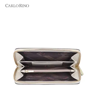 Mila Striped Zip Around Wallet