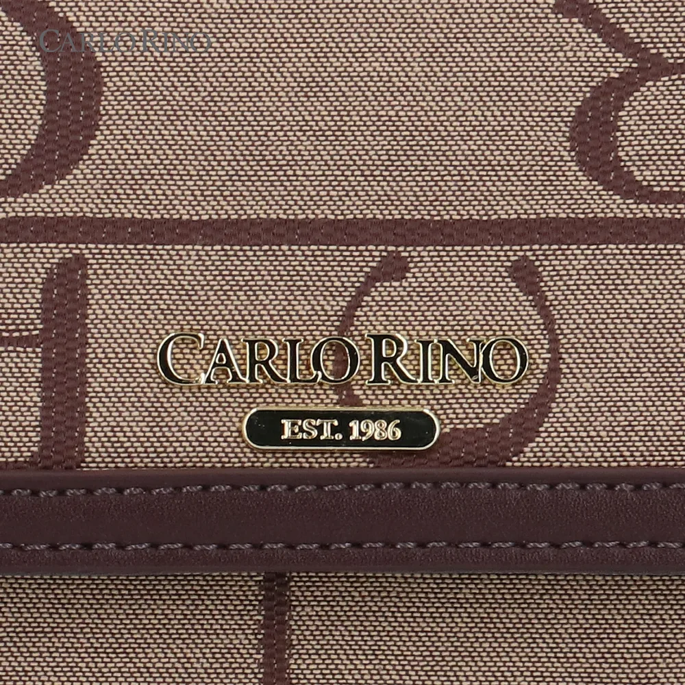 Carlo GEO Jacquard Flap Shoulder Bag Carlo GEO Jacquard Flap Shoulder Bag