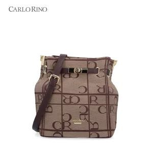 Carlo GEO Jacquard Bucket Bag