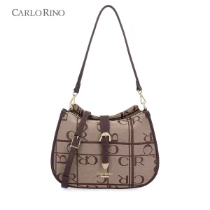 Carlo GEO Jacquard Shoulder Bag