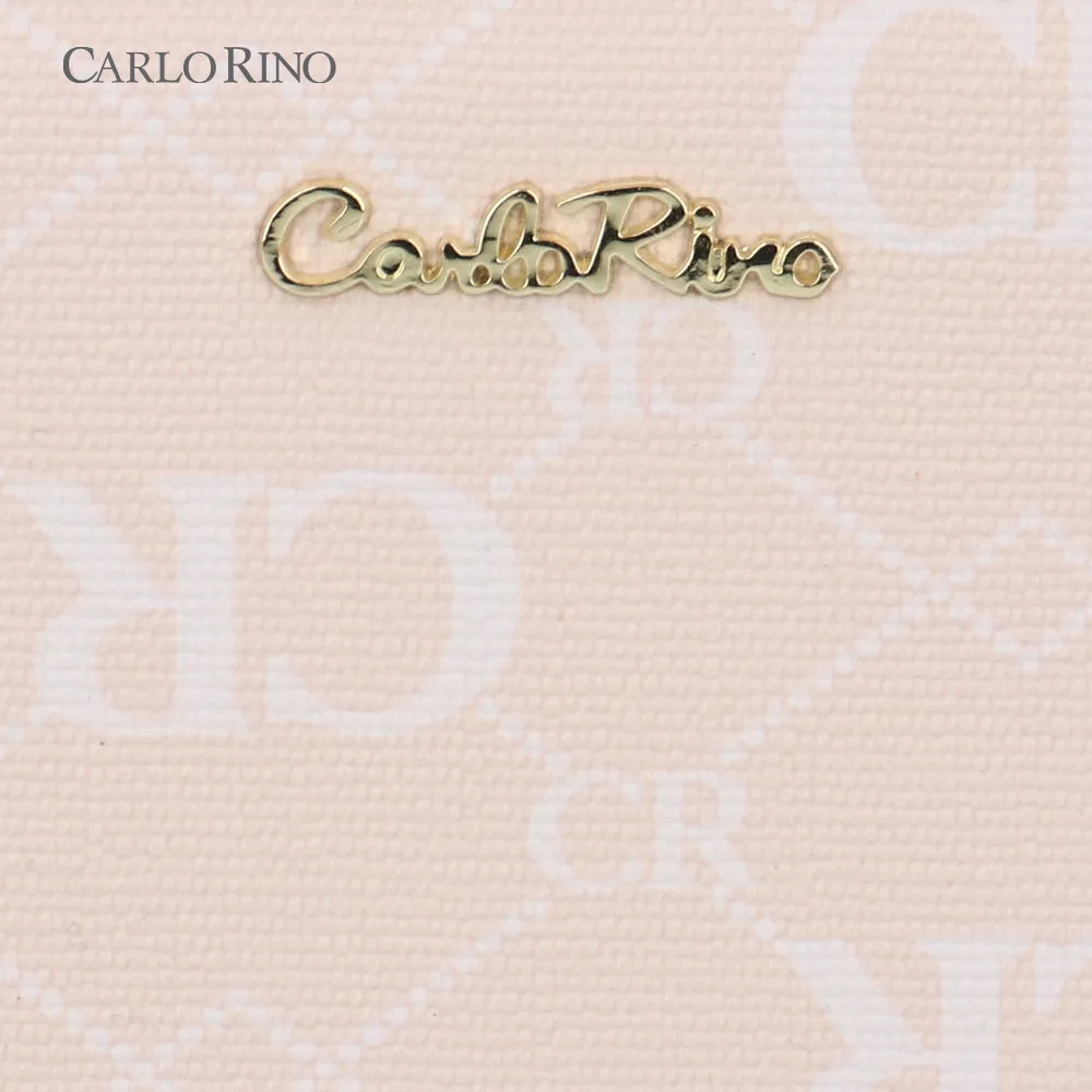 CR Monogram in Cream Short Wallet CR Monogram in Cream Short Wallet