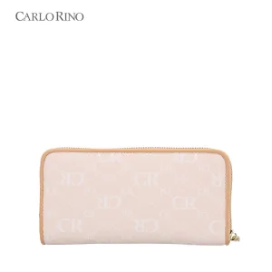 CR Monogram in Cream Zip Around Wallet CR Monogram in Cream Zip Around Wallet