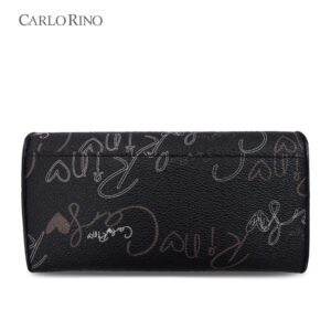 Calligraphy Monogram 2-fold Long Wallet