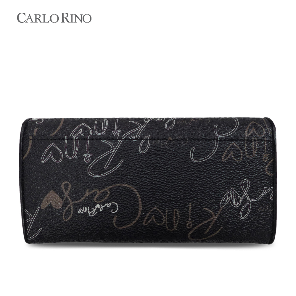 Calligraphy Monogram 2-fold Long Wallet - Carlo Rino Online Shopping