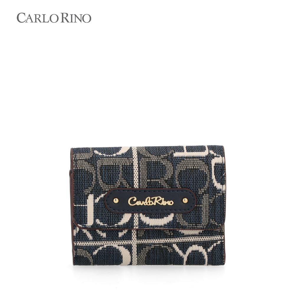 Calligraphy Monogram 2-fold Long Wallet - Carlo Rino Online Shopping