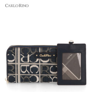 Carlo GEO Jacquard Wallet with Lanyard