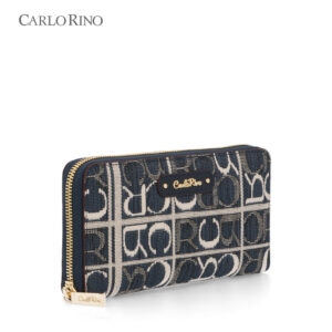 Carlo GEO Jacquard Wallet with Lanyard