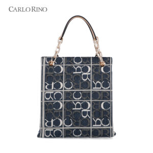 Carlo GEO Jacquard Small Shop Tote