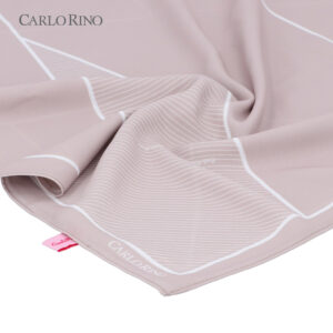 Interlace-Patterned Chiffon Scarf