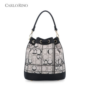 Carlo GEO Jacquard Bucket Bag